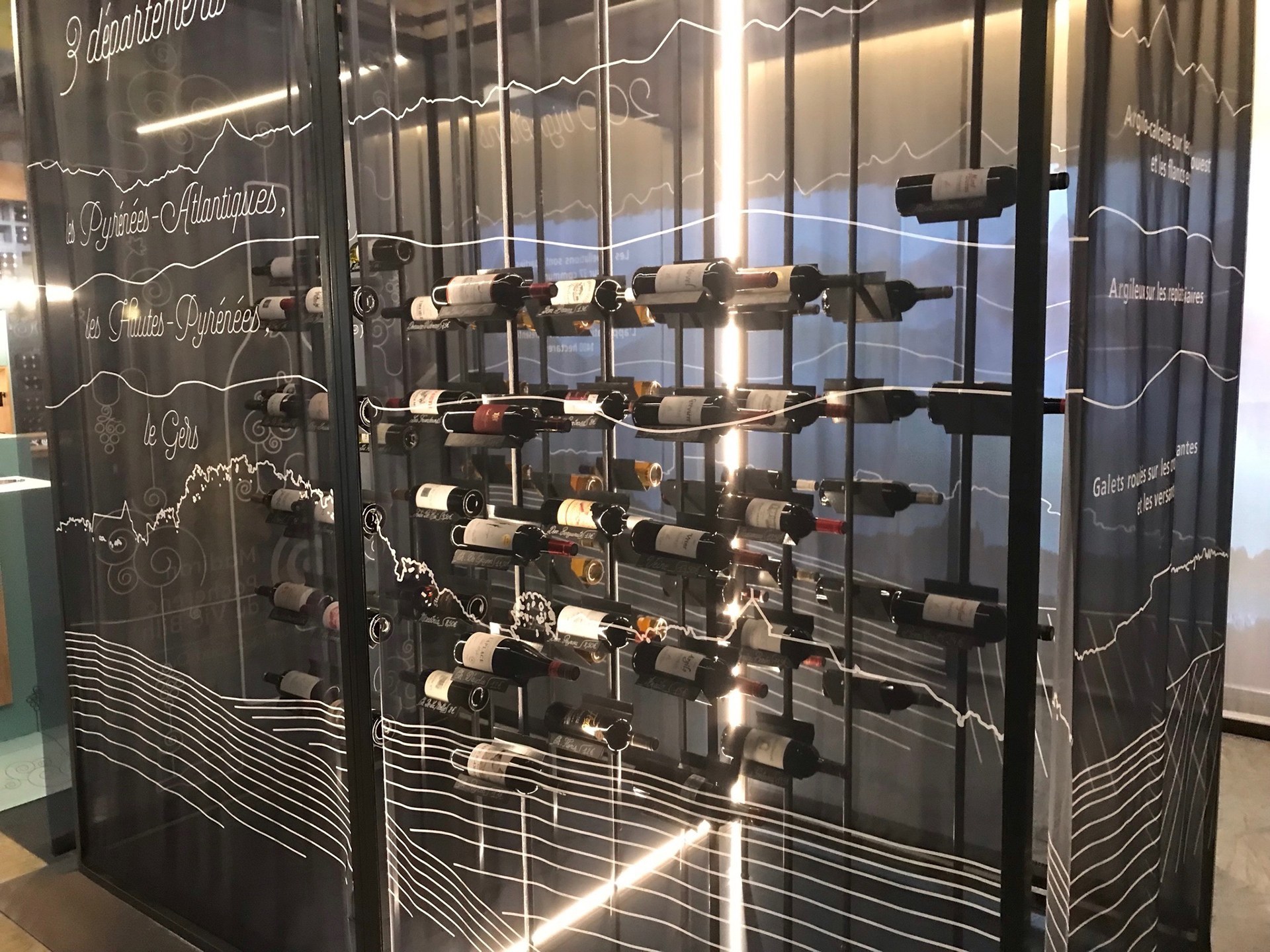 Cave à vin acier – Jurançon 64