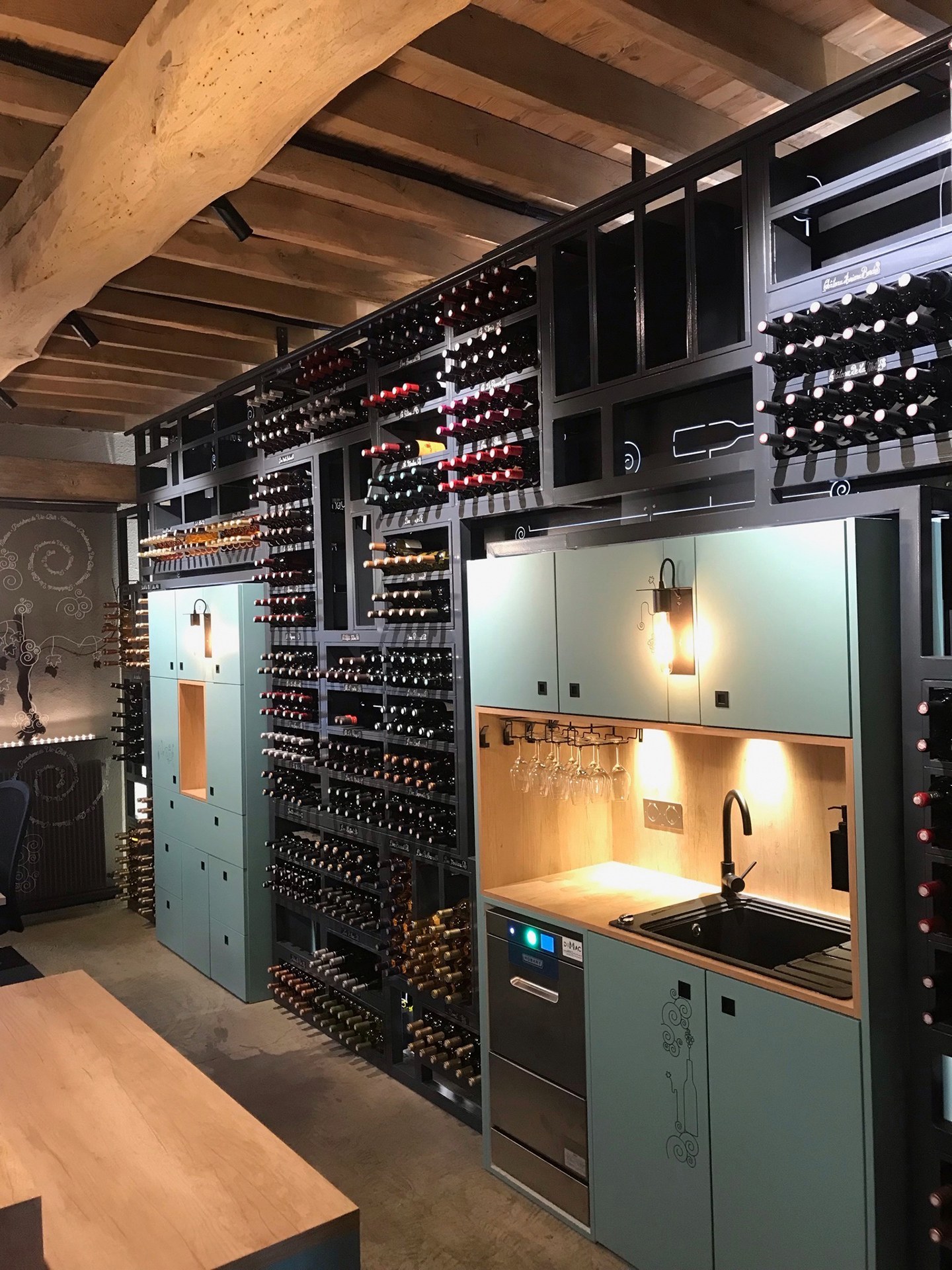 Cave à vin acier – Jurançon 64