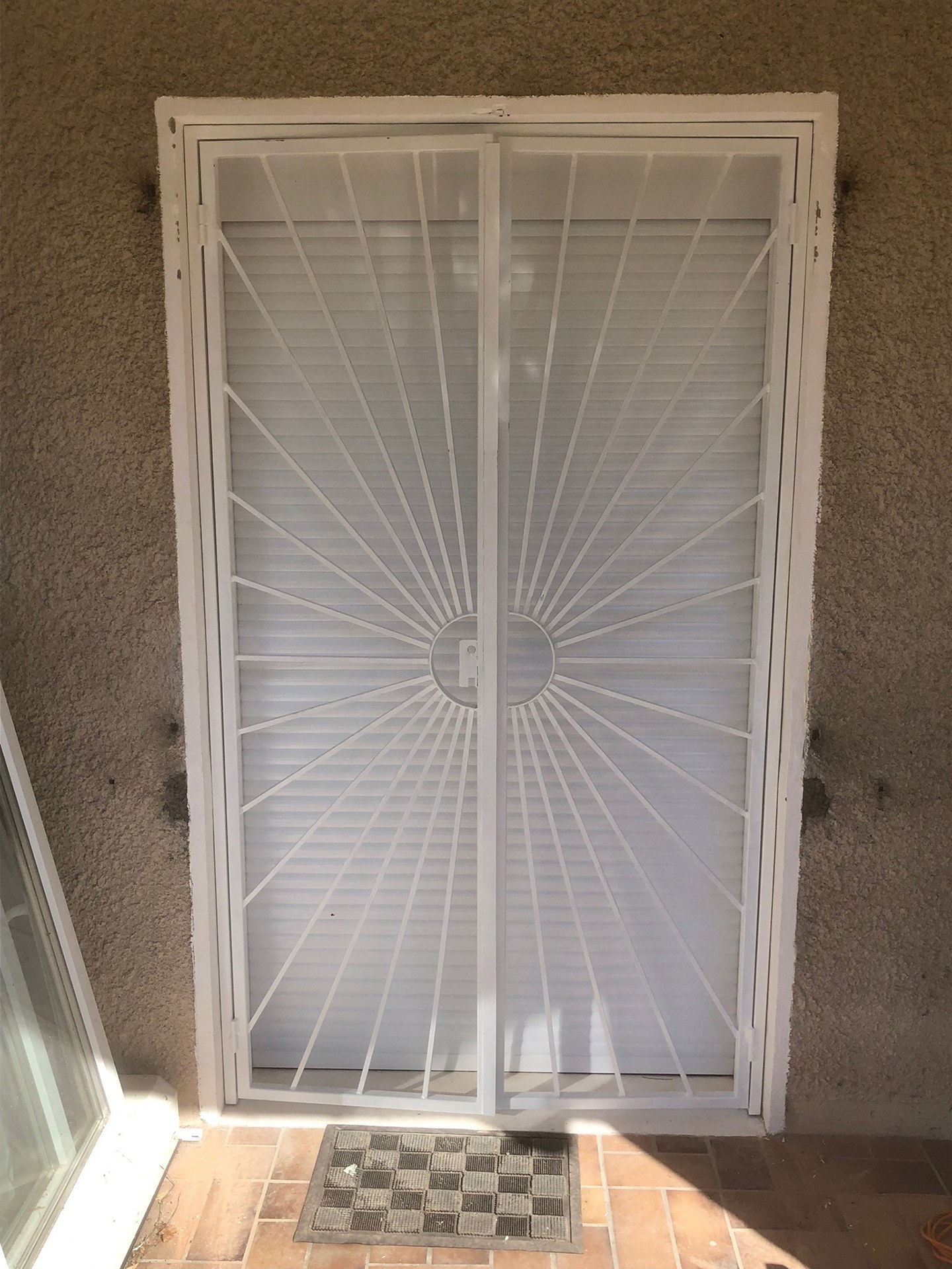 Grille de sécurité en acier