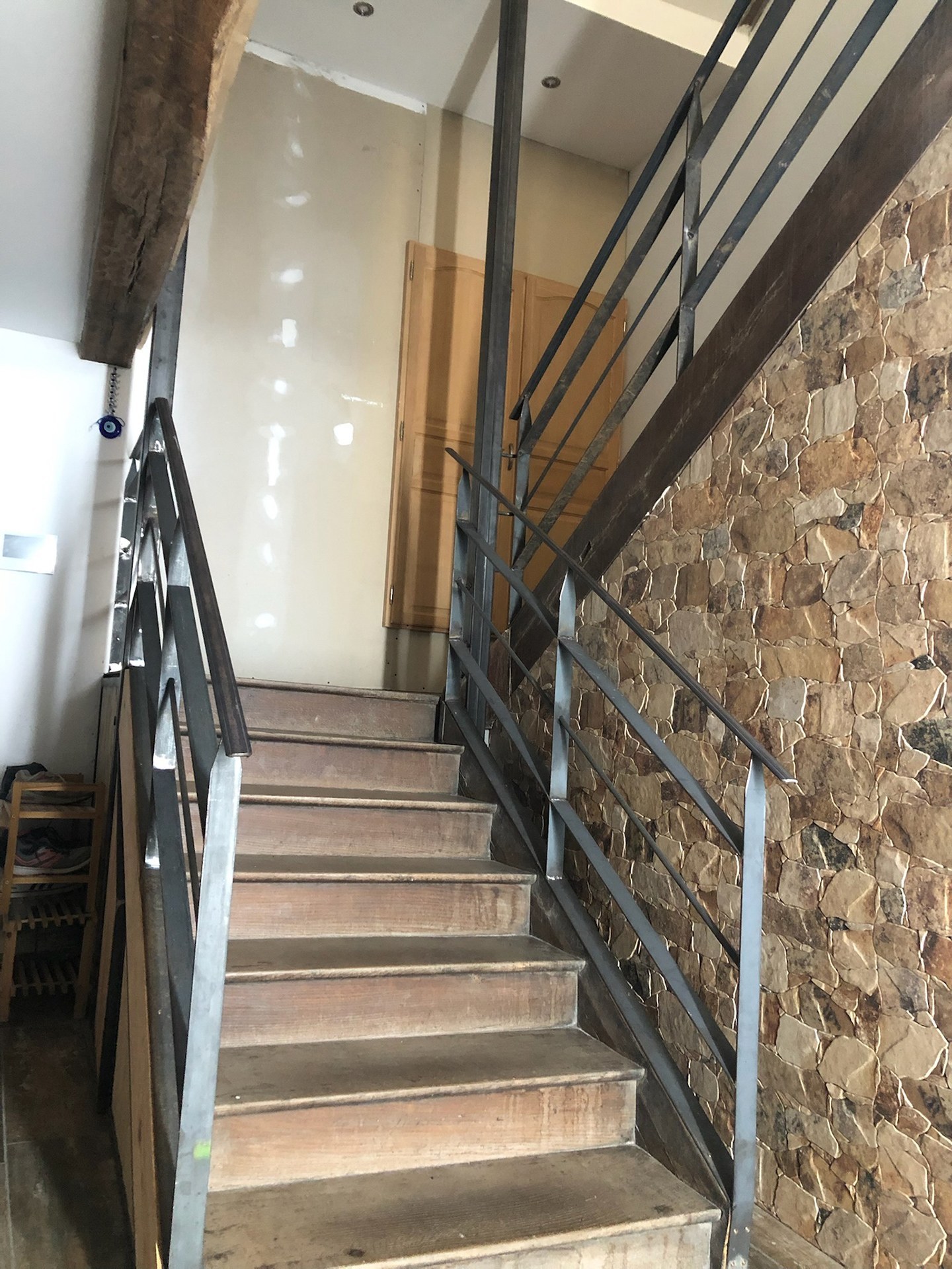 Main courante d'escalier acier – Pau 64