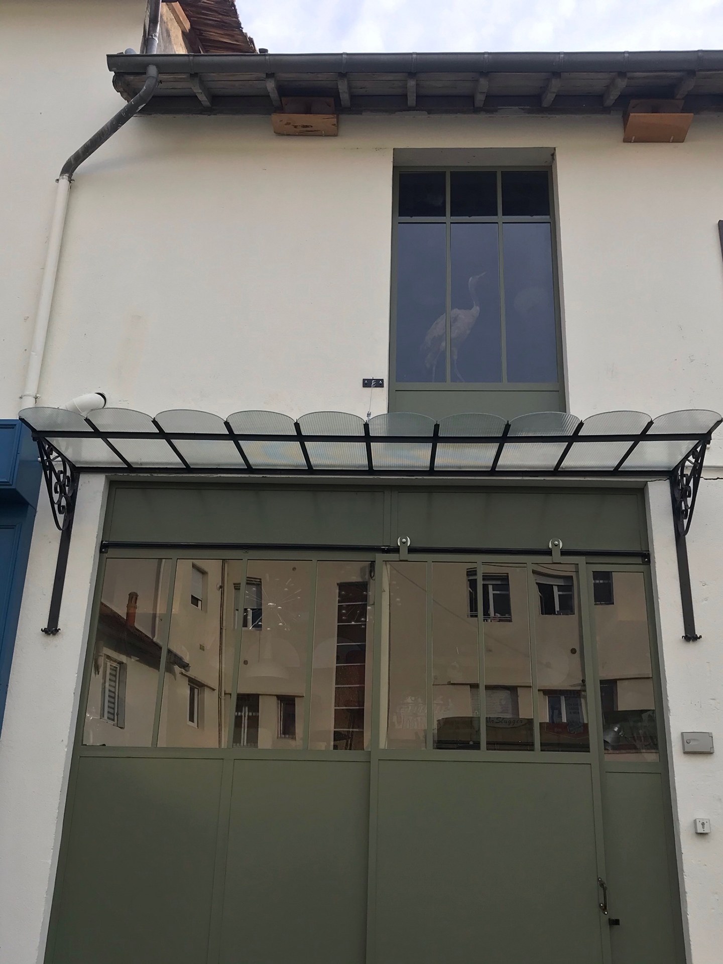 Marquise acier et verre – Pau 64