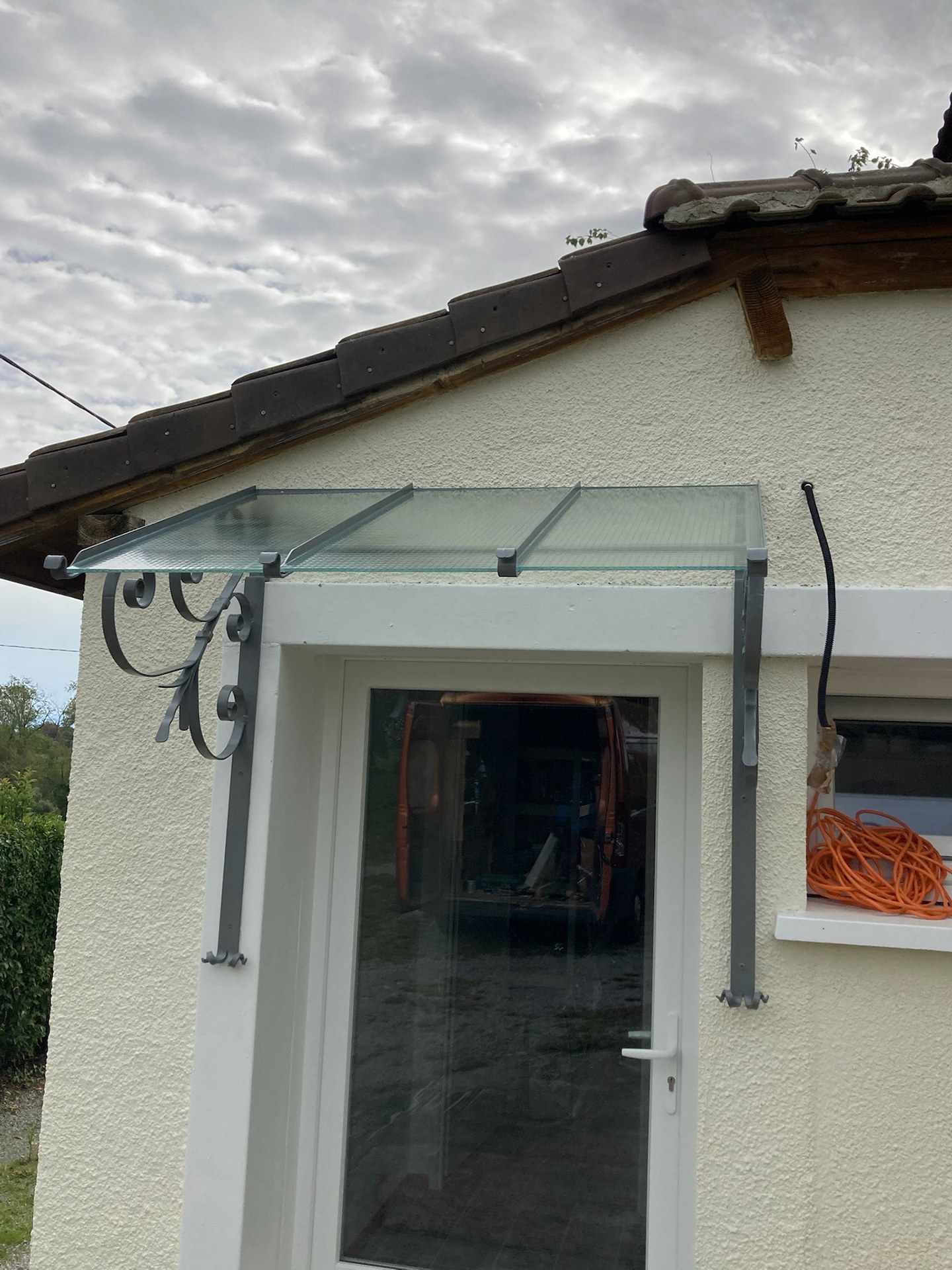 Marquise acier et verre – Pau 64