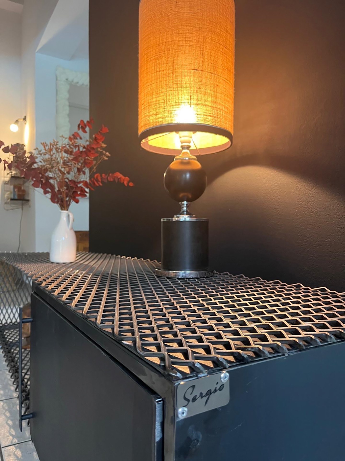 Meuble acier plateau grille – Pau 64