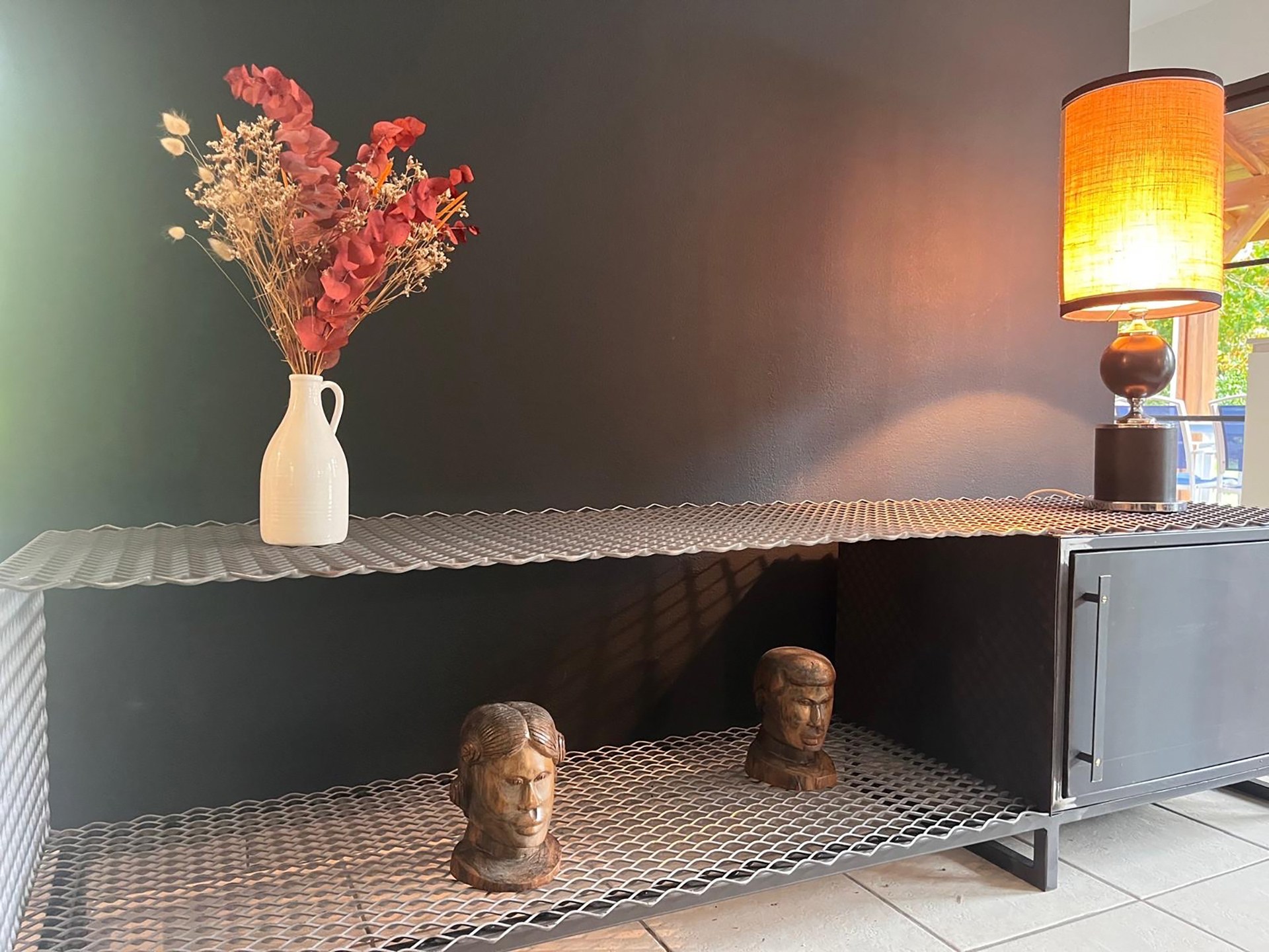 Meuble acier plateau grille – Pau 64