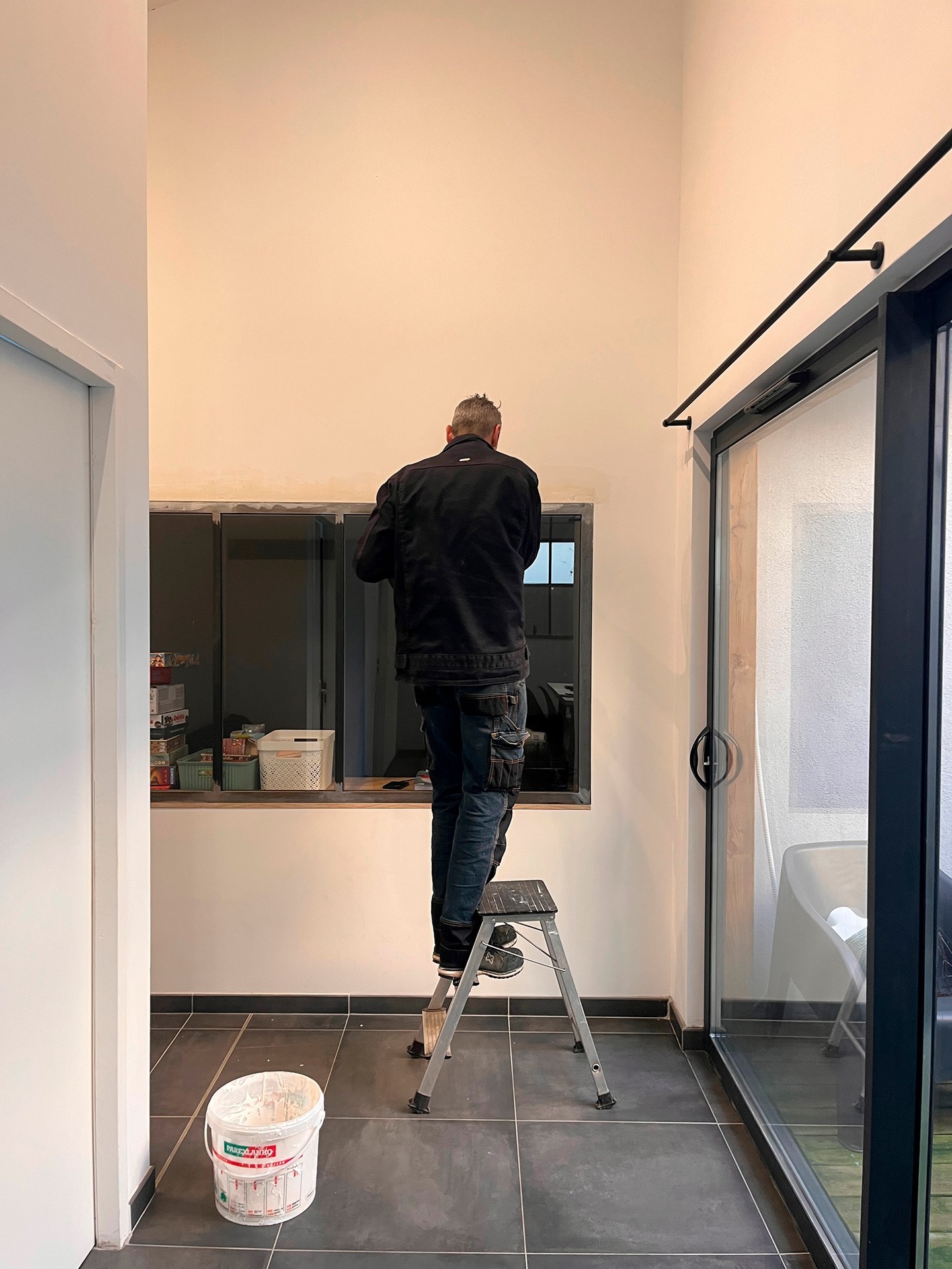 Pose verrière intérieure acier et verre – Pau 64