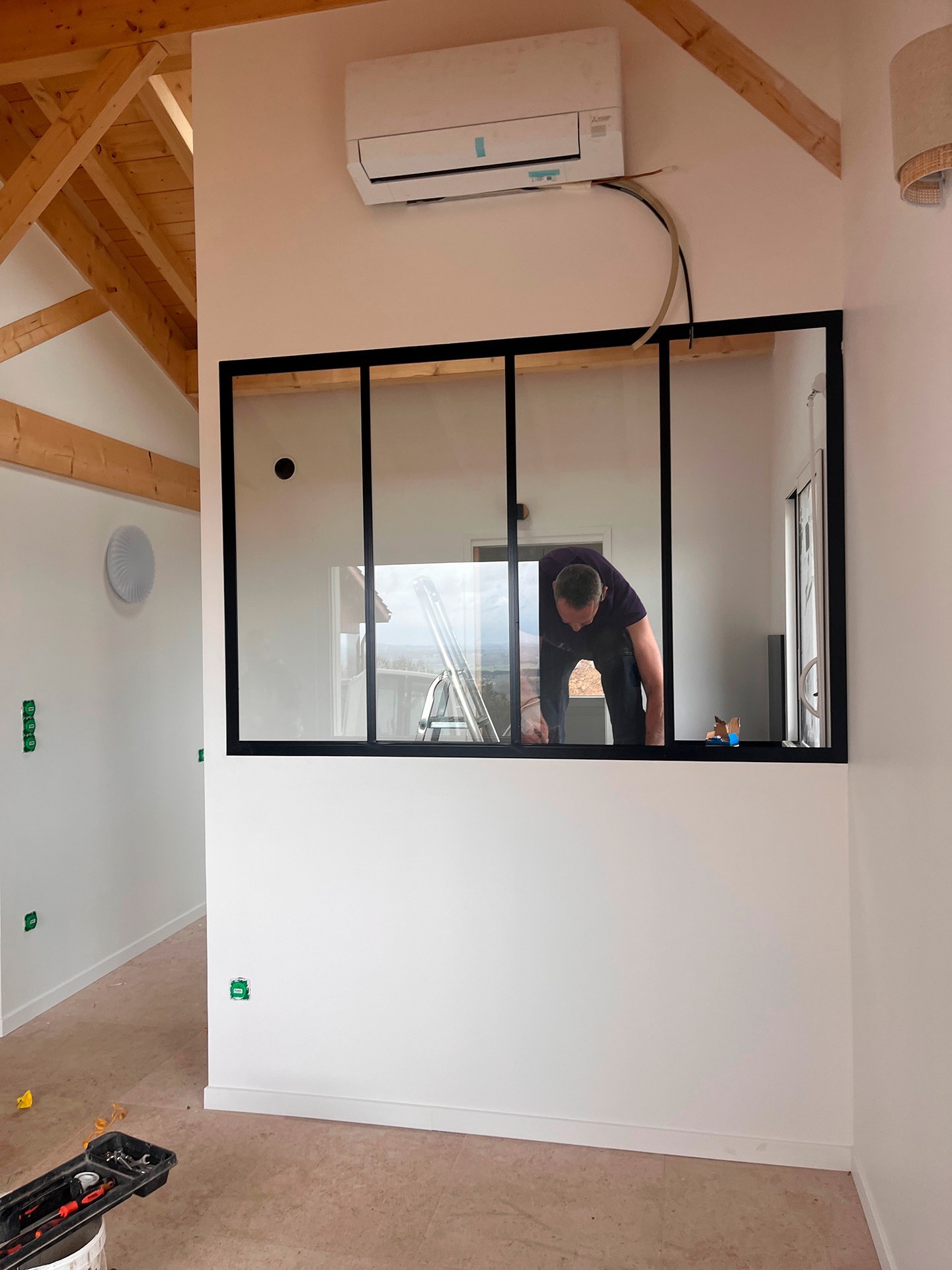 Pose verrière intérieure acier et verre – Pau 64