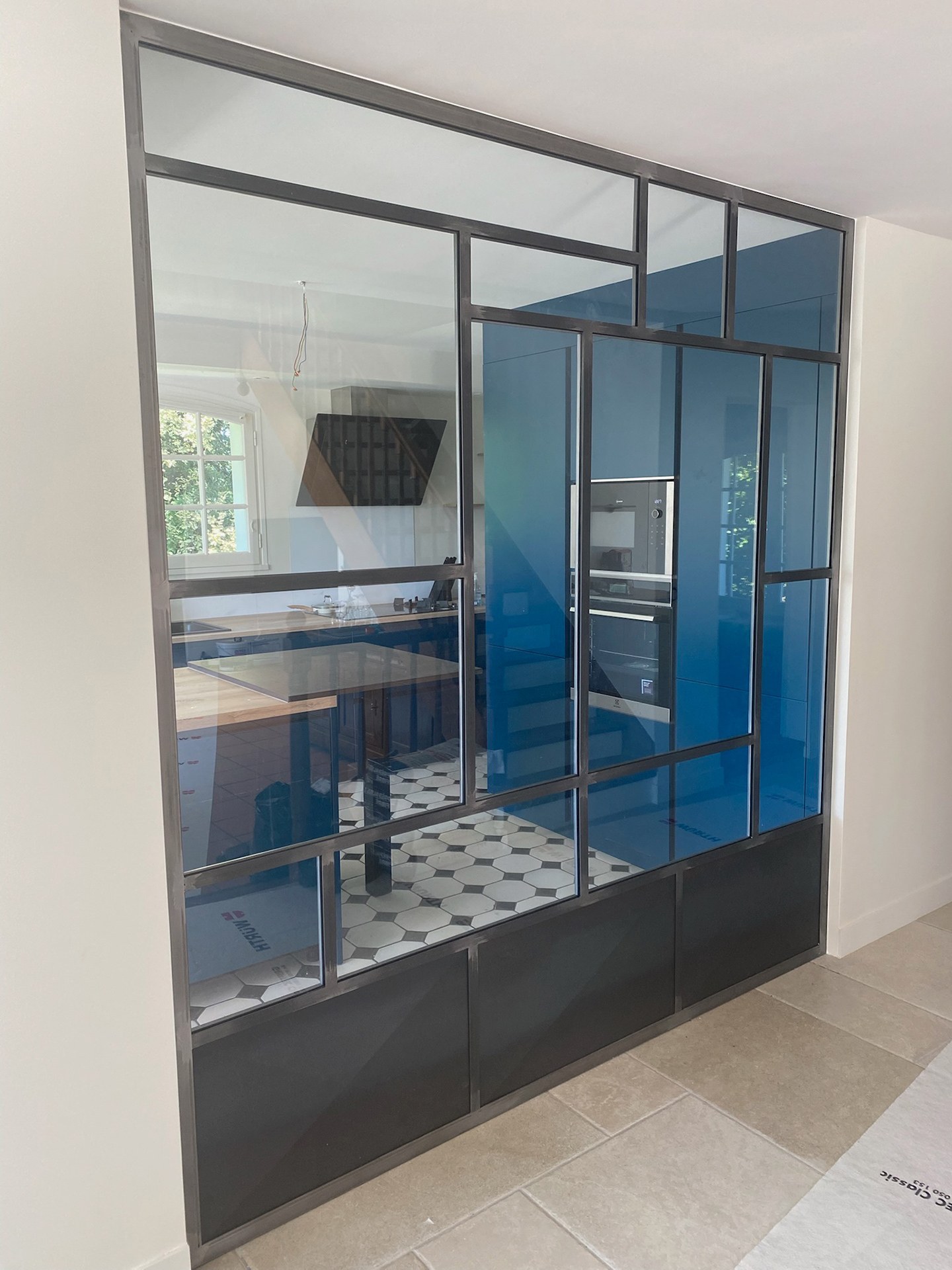 Verrière intérieure acier et verre – Pau 64