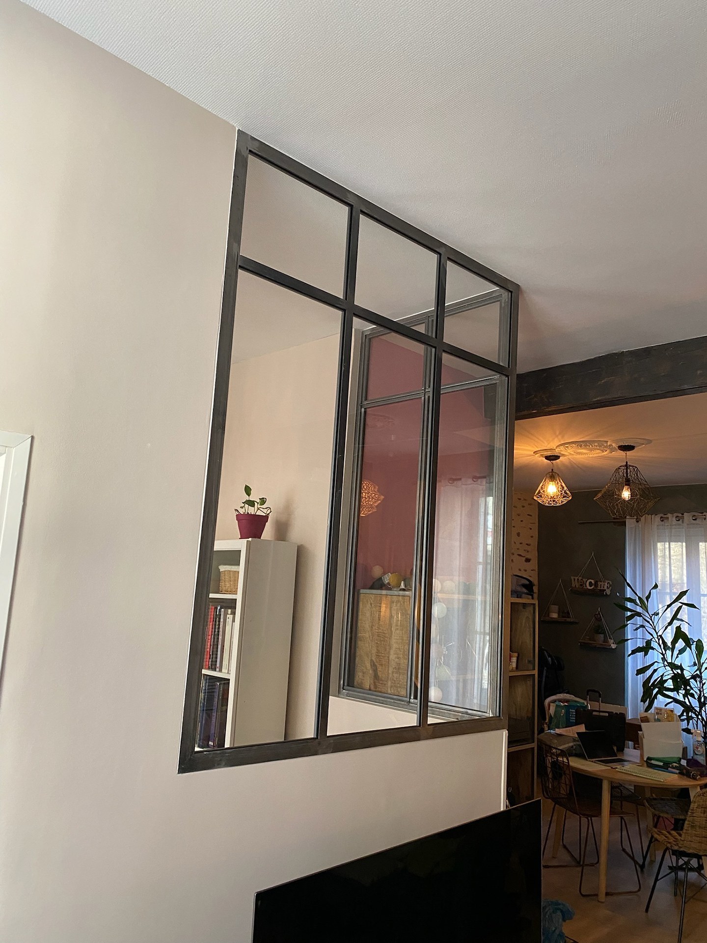 Verrière intérieure acier et verre – Pau 64