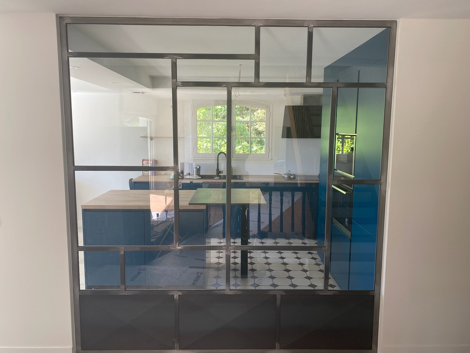 Verrière intérieure acier et verre – Pau 64