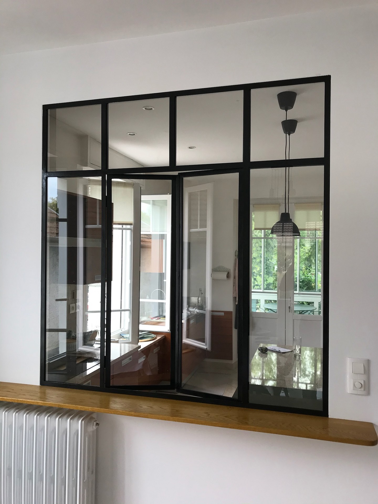 Verrière intérieure ouvrante acier et verre – Pau 64