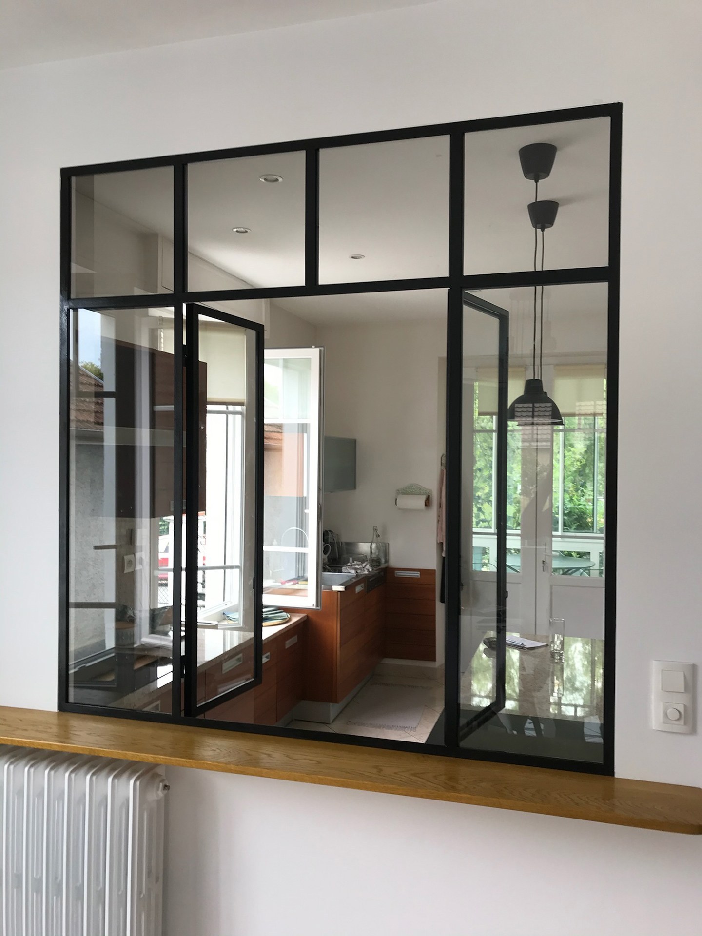 Verrière intérieure ouvrante acier et verre – Pau 64