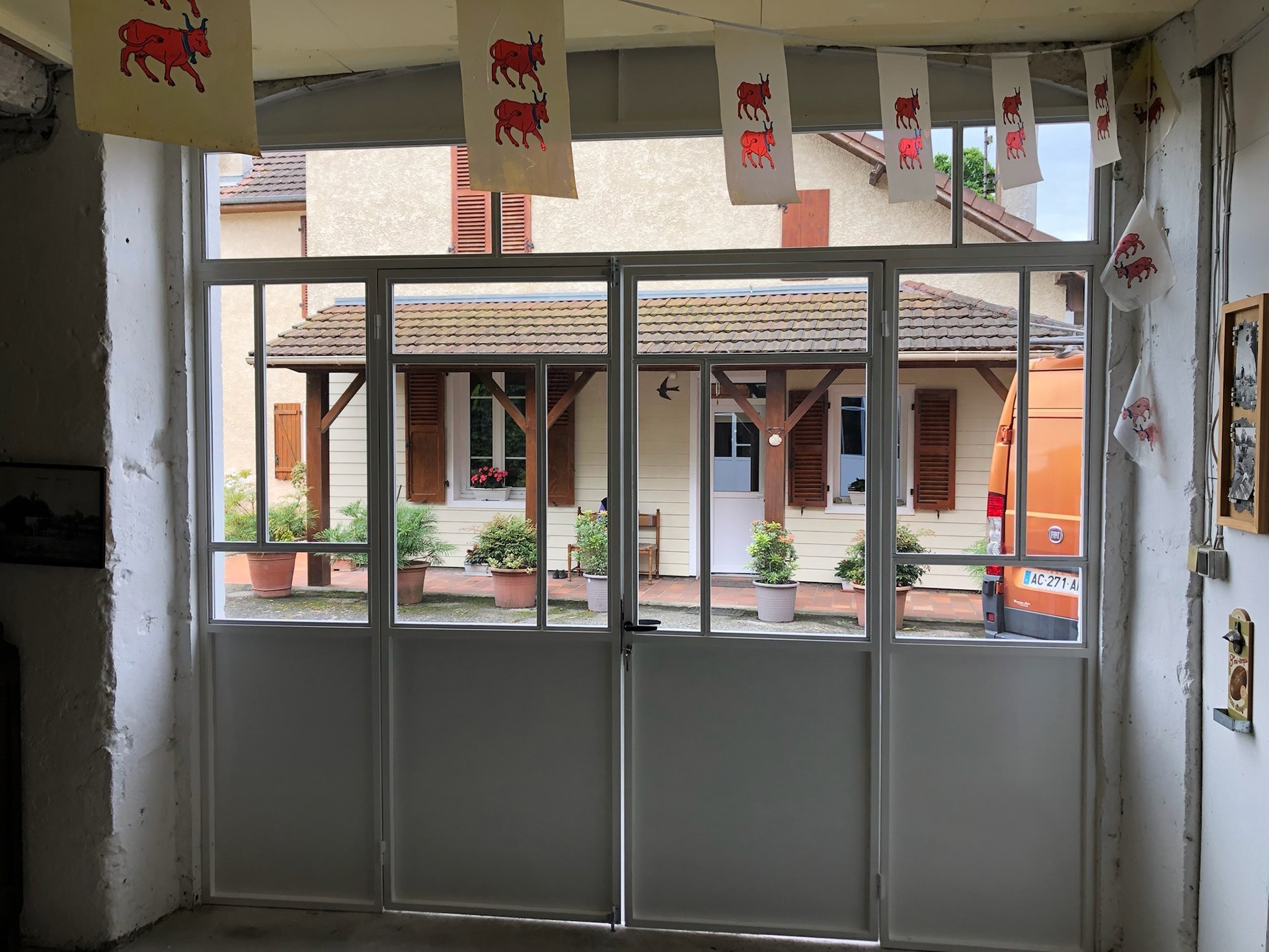 Vitrine verrière acier et verre – Pau 64